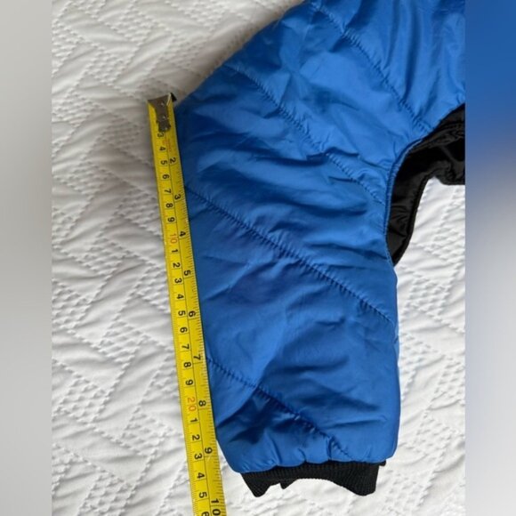 Duomm Dog Snowsuit Royal Blue Black Small Breeds XL 13-15 Pound Pup - Picture 5 of 10